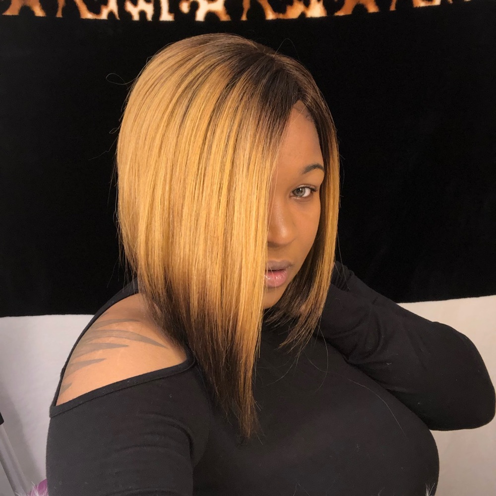 Lace part wig